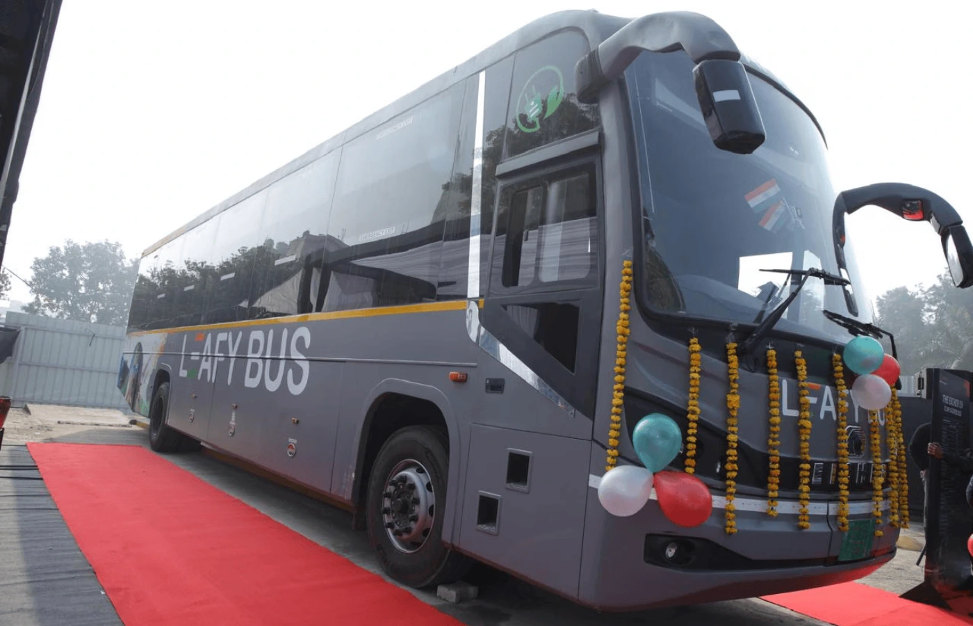 Eicher and Leafy 100 Electric Sleeper Buses